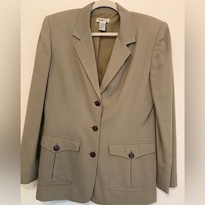 Talbots ~ Taupe Blazer Size 8